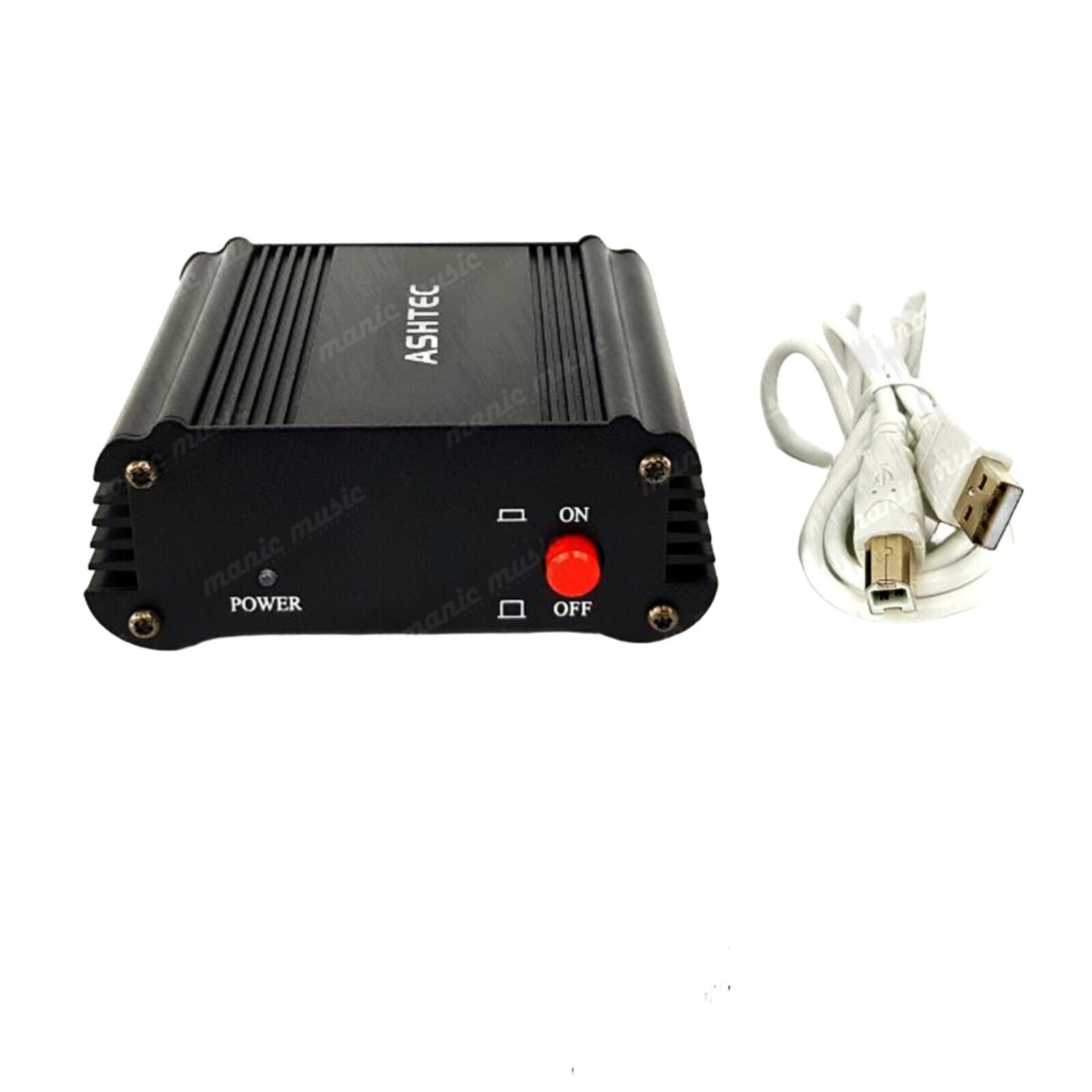 48V Phantom Power Supply + XLR 3 Pin Microphone Cable for Condenser Mic