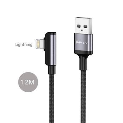 Right Angle Lightning Cable SANSAI IPH-0917G