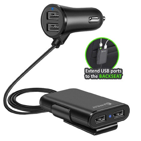 4-Port USB Car Charger SANSAI IPH-706E
