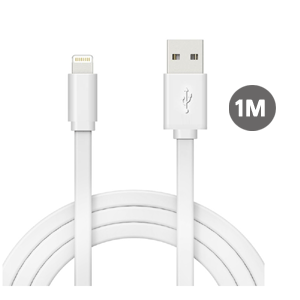Lightning USB Flat cable – 1M SANSAI IPH-0901M