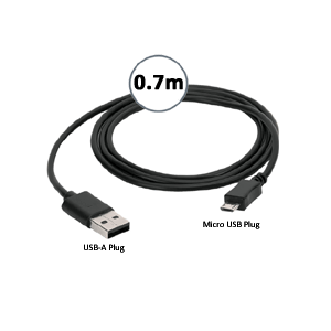USB (A) Plug-Micro USB Cable SANSAI CAT-3006