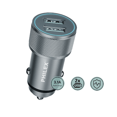 Pro Dual Port Car Charger SANSAI PHC-7300