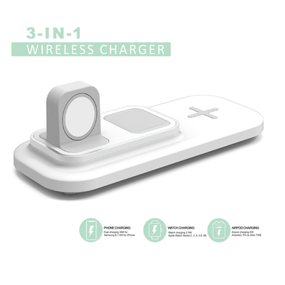 3-in-1 Wireless Charger SANSAI PHC-7311