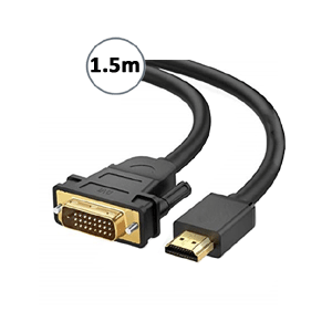 HDMI to DVI Plug 2M Cable SANSAI HDM-2007