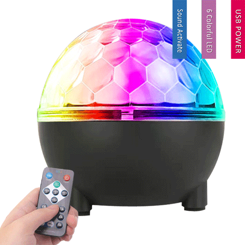 LED Crystal Ball Disco Light SANSAI QL-1606