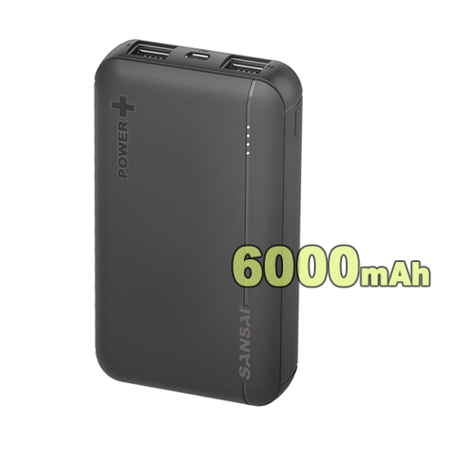 6000mAh Power Bank SANSAI PB-3660