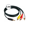 3.5mm Plug to 3RCA Plug 1.5M SANSAI CK9103