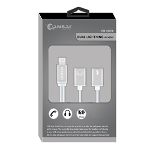 Dual Lightning Adapter SANSAI IPH-0907K