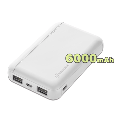 6000mAh Power Bank SANSAI PB-3660