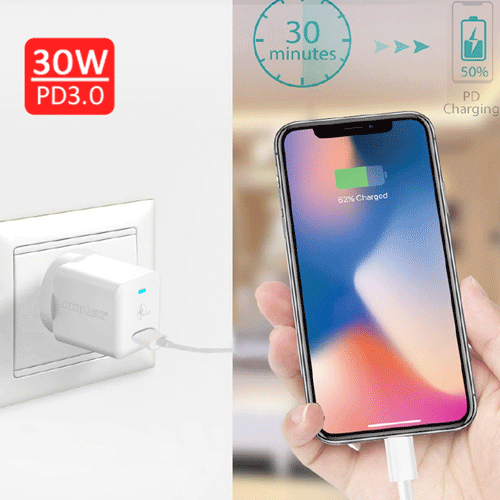 30W PD3.0 USB-C Quick Charger SANSAI PHW-224