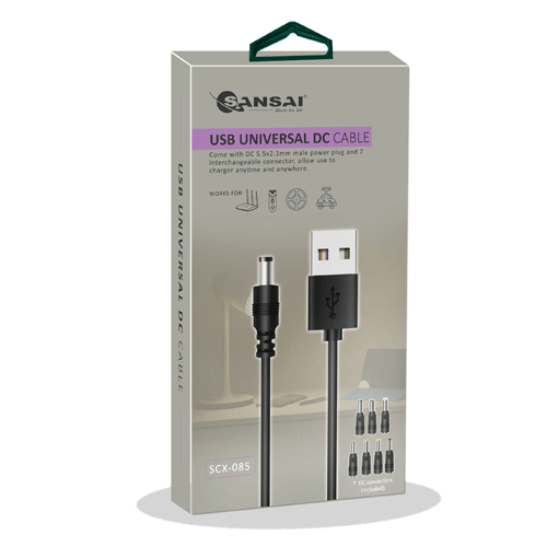 USB to DC power cable SANSAI SCX-085
