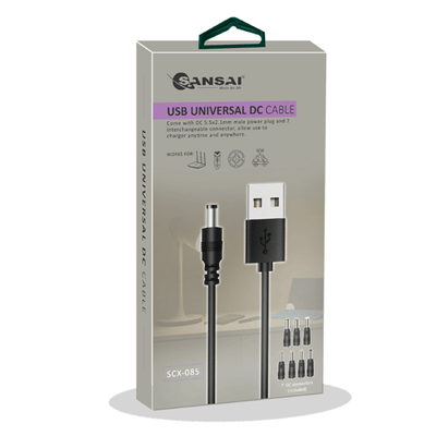 USB to DC power cable SANSAI SCX-085