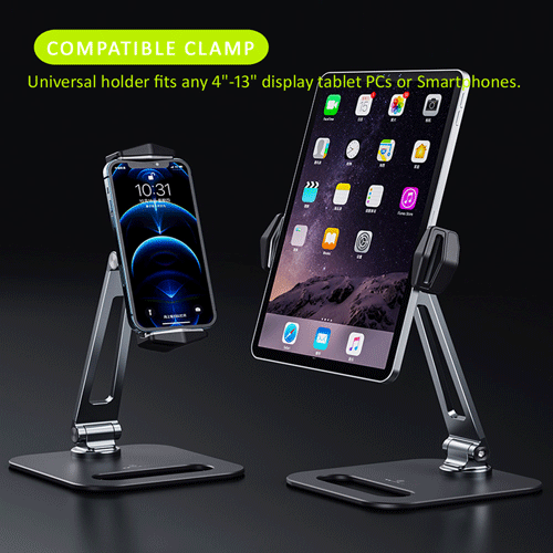 Aluminum Desktop Tablet & Phone Stand SANSAI SCX-5303C