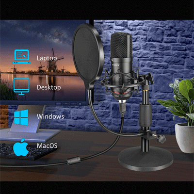 USB Condenser Microphone SANSAI PHM-4040