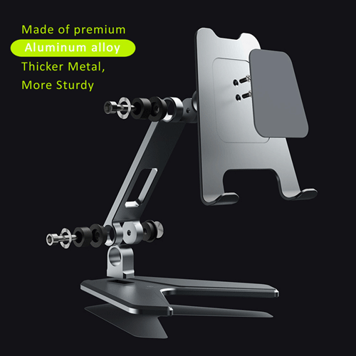 Aluminum Desktop Tablet & Phone Stand SANSAI SCX-5202B