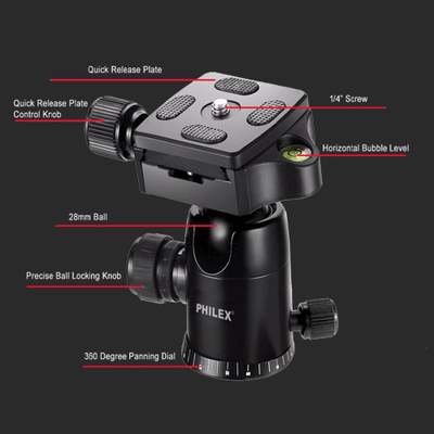 Professional Camera Tripod SANSAI PHS-1212