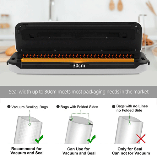 Dry/Wet Food Vacuum Sealer SANSAI VS-1611