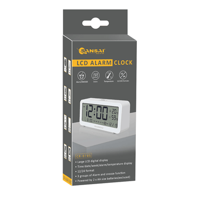 LCD Alarm Clock SANSAI CR-078S