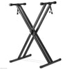 Keyboard Stand Adjustable Height and Piano Bench Stool Set Package