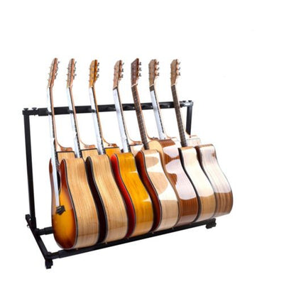 7 Guitar Stand Display Rack Holder for Electric Acoustic Bass Guitars