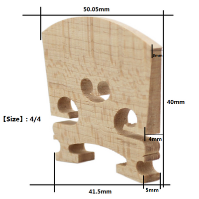 Violin Bridge Maple Wood Suits Size 4/4 Violin Replacement Spares
