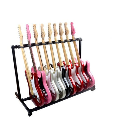9 Guitar Stand Display Rack Holder Band Stage for Bass Acoustic Electric Guitars