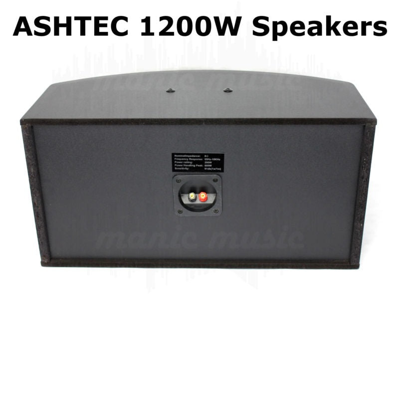 1200W Speakers For Ashtec Powered Mixer Amplifier Guitar