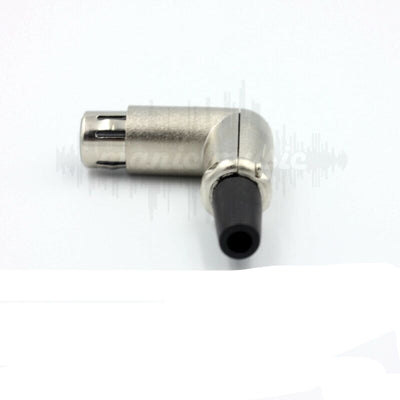 Right Angle 3 PIN XLR Connector Female or Male Plug Microphone 90 Degree Cable Jack