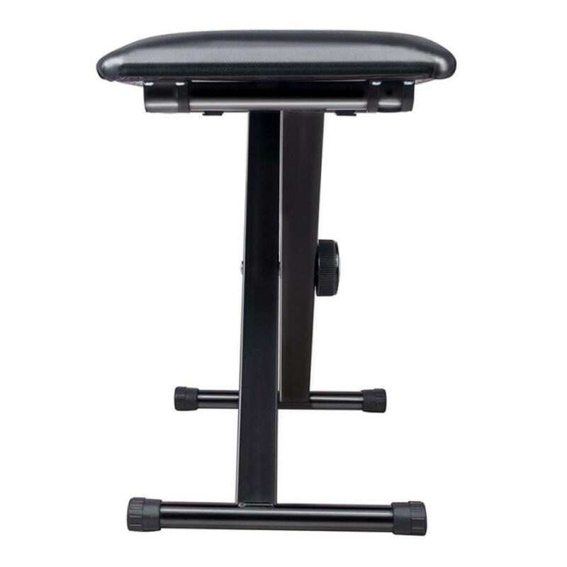 Portable Piano Stool Adjustable Folding 3 Way Keyboard PU Leather Bench Seat