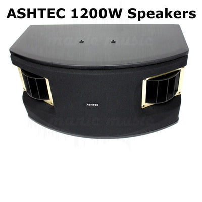 1200W Speakers For Ashtec Powered Mixer Amplifier Guitar