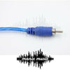 Foil Shielded 1 Male To 2 Female Splitter Stereo Audio Y Adapter Cable Connector