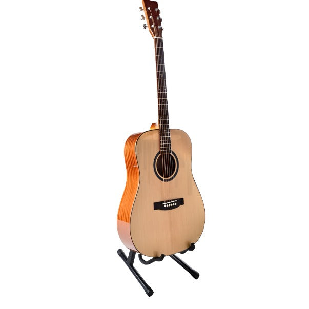 Single Guitar Stand A Frame Floor Rack Holder Portable Folding for Electric Acoustic Bass