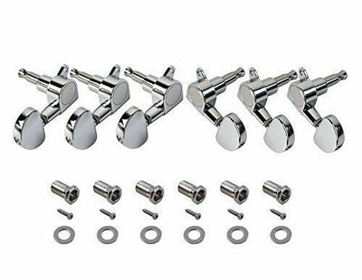 Guitar Machine Head Tuning Pegs Kit 3 Left 3 Right Electric Guitar Set Of 6 pcs