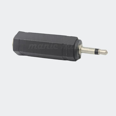 Heavy Duty MONO 6.35mm 1/4" FEMALE to MONO 3.5mm 1/8"(m) MALE Audio Adapter