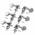 Guitar Machine Head Tuning Pegs Kit 3 Left 3 Right Electric Guitar Set Of 6 pcs