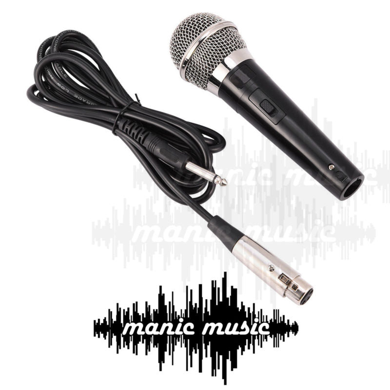 DYNAMIC CARDIOID MIC MICROPHONE + 3m XLR Female to 1/4"