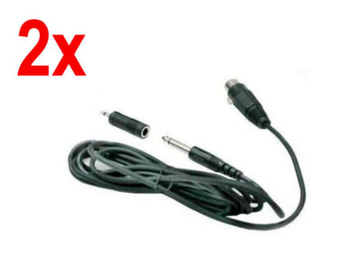 2x SANSAI Dynamic Microphone + Cable + Adapter