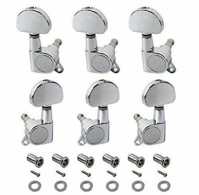 Guitar Machine Head Tuning Pegs Kit 3 Left 3 Right Electric Guitar Set Of 6 pcs