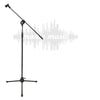 MICROPHONE PACKAGE with 3M XLR CABLE LEAD + EXTRA TALL 2.2M BOOM MIC STAND for KARAOKE VOCAL