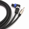 2x 10 Meters Speakon Right Angle to ¼" 6.35 Guitar Jack Speaker Lead Cable Cord 10M Australian Made