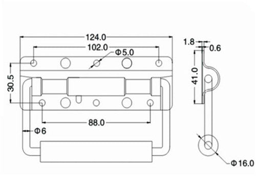 Spring Loaded Handle Steel Surface Mount Rubber Grip Chrome  Road Flight Case Hardware Roadcase Hardcase Tool Box