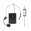 Dual or Single Wireless Lavaliere Cordless Microphone Lapel Mic Headset Selectable UHF Frequencies Rechargable