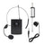 Wireless Lavaliere Cordless Microphone Lapel Mic Headset Selectable UHF Frequencies Rechargable