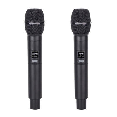 15" inch PA Speaker System 1000W 2x Cordless Mic Mixer Battery Bluetooth MP3 USB