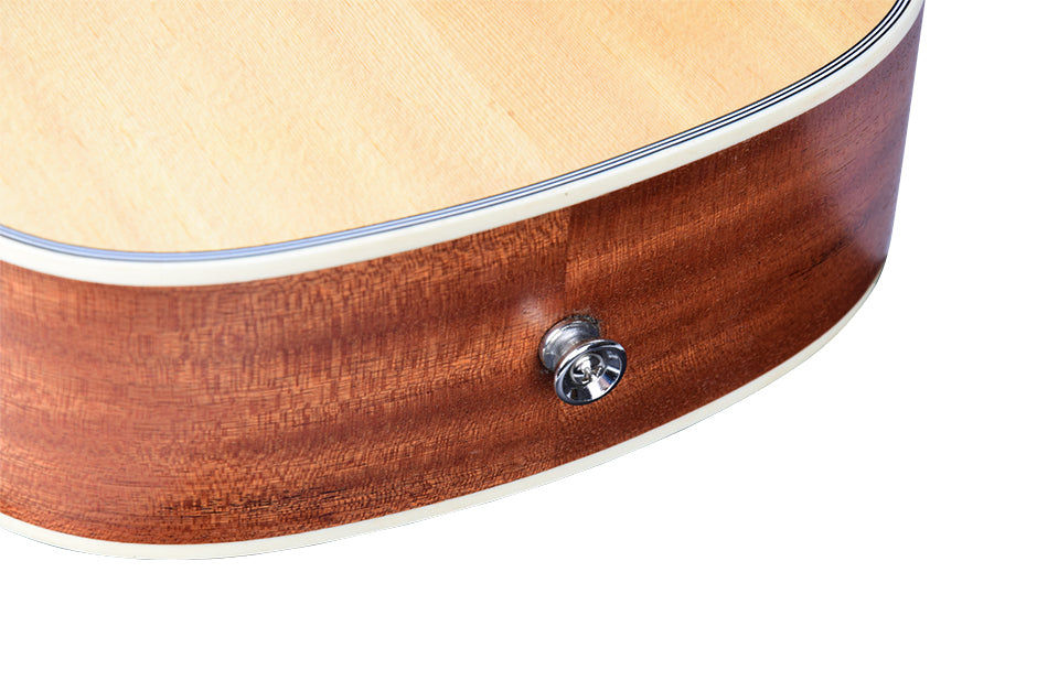 Acoustic Electric Ukulele Spruce Rosewood Concert 24 inch with EQ option installed