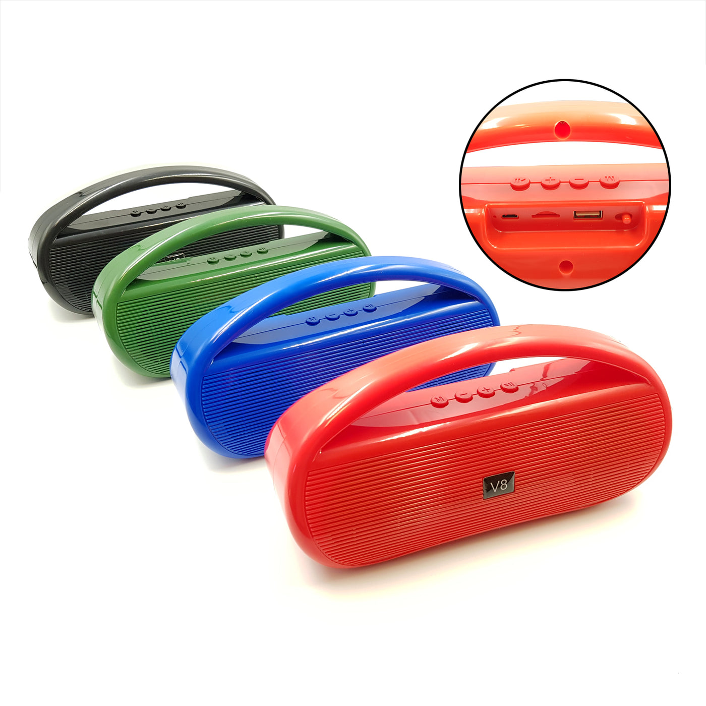 Portable Wireless Bluetooth Stereo Music Speaker TWS Bass FM USB TF AUX MP3
