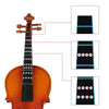 Violin 4/4 Practice Finger Guide Chord Note Sticker Fingerboard for Beginners Learning Tools