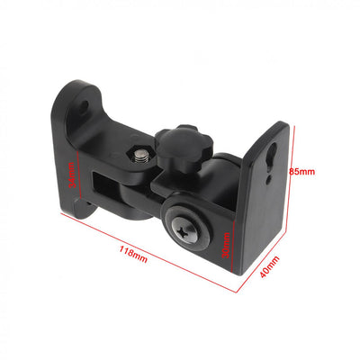 Pair Speaker Wall Mount Brackets 15Kg With Hardware Universal Heavy Duty Alloy Cast Tilt or Pivot