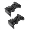 Pair Speaker Wall Mount Brackets 15Kg With Hardware Universal Heavy Duty Alloy Cast Tilt or Pivot