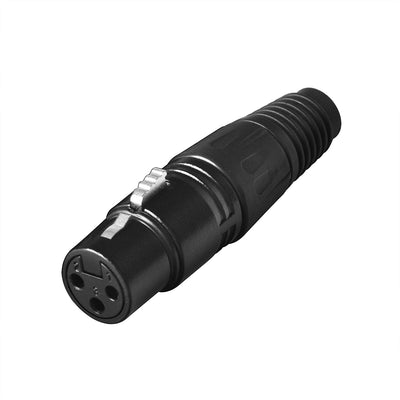 20 Pairs of 3-Pin Male Female XLR Audio Cable Connector Plug Jack Microphone Adapter
